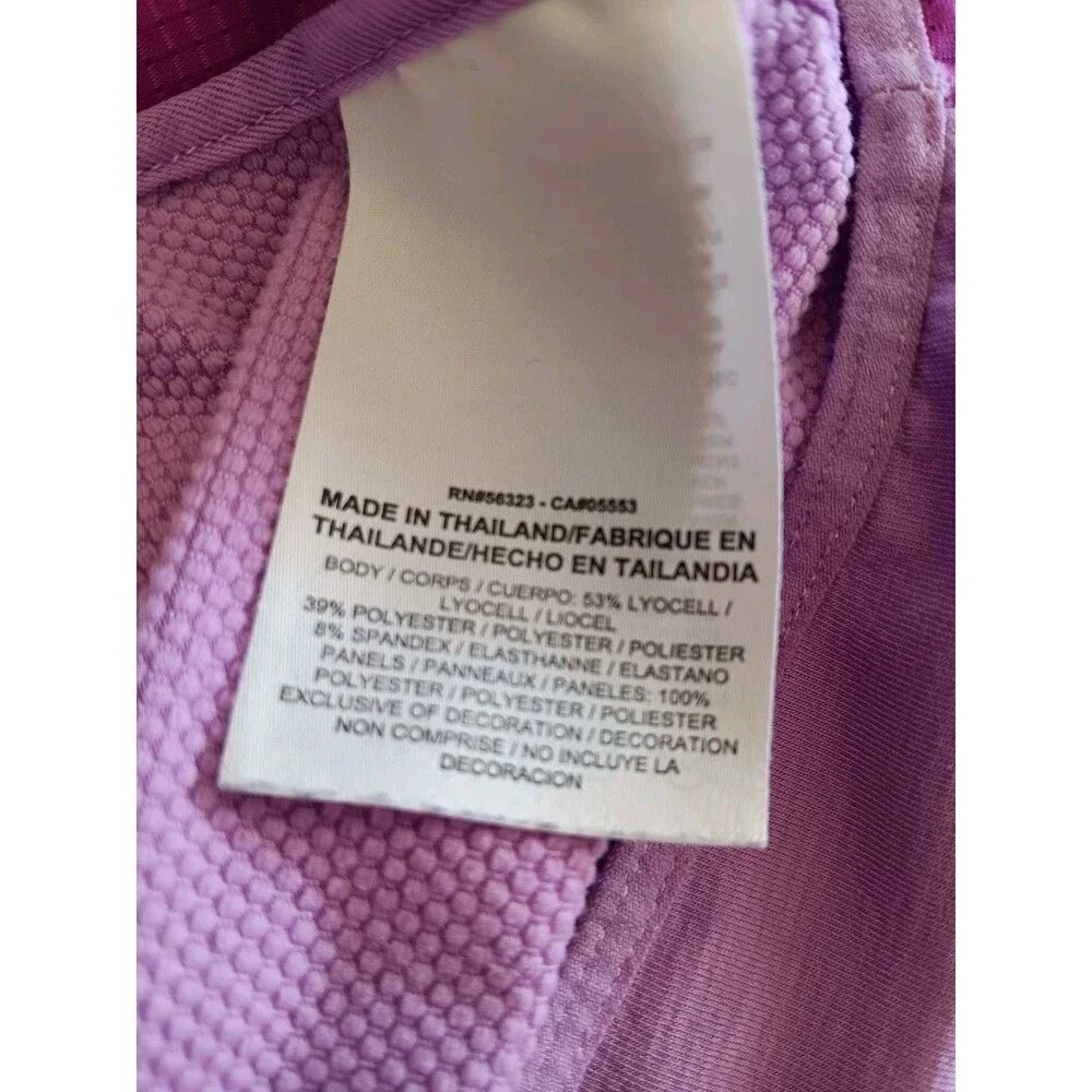 Nike Running Dri-FIT Women’s Medium Purple Long Sleeve Athletic Top Thumbholes